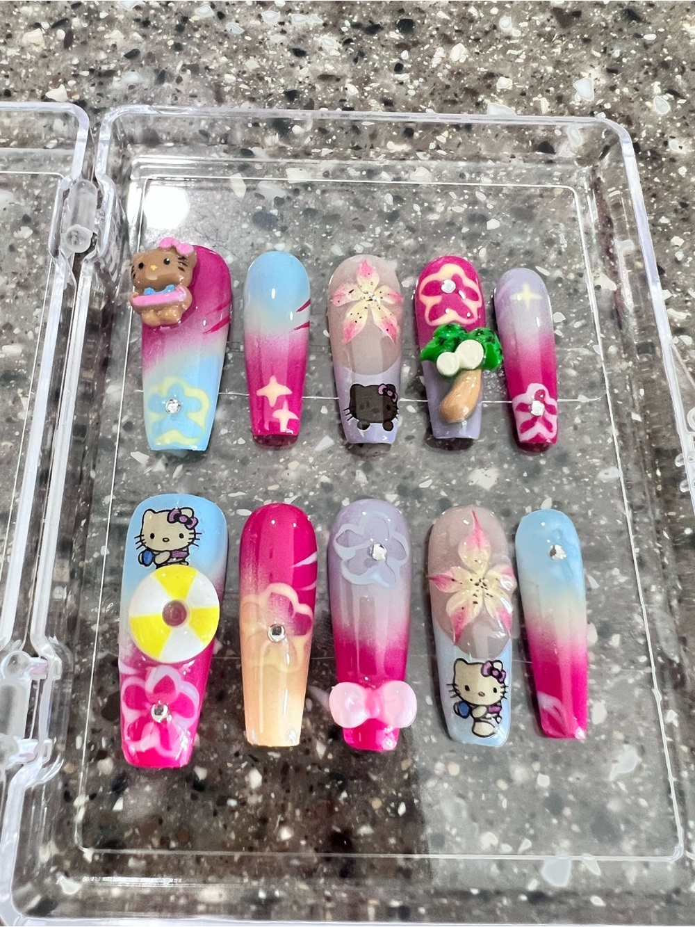 Hello Kitty 3D Press-On Nail Sets - YOU PICK - Picture 7 of 9